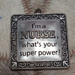Silver Nurse Pendant